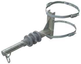 Диэлектрический кронштейн для подвеса волоконно-оптического кабеля (ДК ВОК)